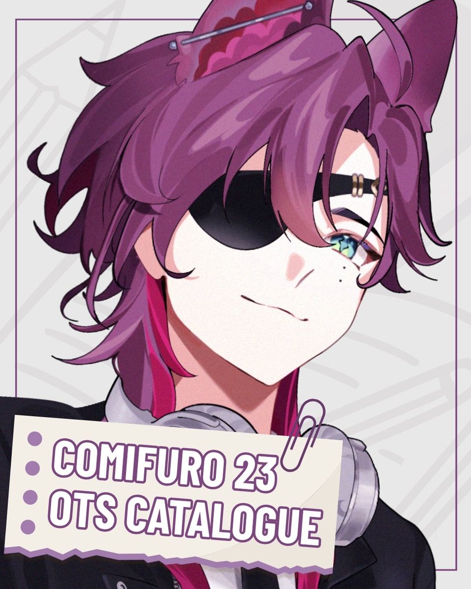 noelavonte's tweet photo. 🐺 NOE’S COMIFURO 23 OTS CATALOGUE
#Comifuro23 #CF23Catalogue #CF23 

Yow, what's up souls! 
Noe akan boothing di Comifuro 23 bersama teman-teman booth Paguyuban Anomali lagi~

🗓️ 31 October - 1 November 2026 
📍Paguyuban Anomali: AG 01-02

✨Fandom: Original Merch, Project S:1, Hololive ID

Gas mampir main ke booth Noe, kalian bisa dapet freebies ;3c
See you soon in CF23! 💜