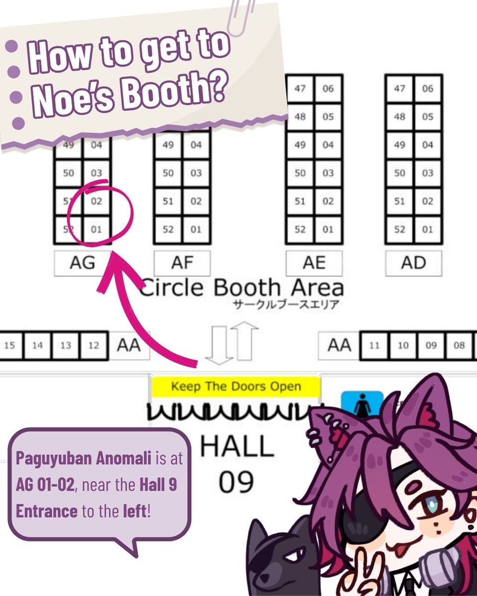 noelavonte's tweet photo. 🐺 NOE’S COMIFURO 23 OTS CATALOGUE
#Comifuro23 #CF23Catalogue #CF23 

Yow, what's up souls! 
Noe akan boothing di Comifuro 23 bersama teman-teman booth Paguyuban Anomali lagi~

🗓️ 31 October - 1 November 2026 
📍Paguyuban Anomali: AG 01-02

✨Fandom: Original Merch, Project S:1, Hololive ID

Gas mampir main ke booth Noe, kalian bisa dapet freebies ;3c
See you soon in CF23! 💜
