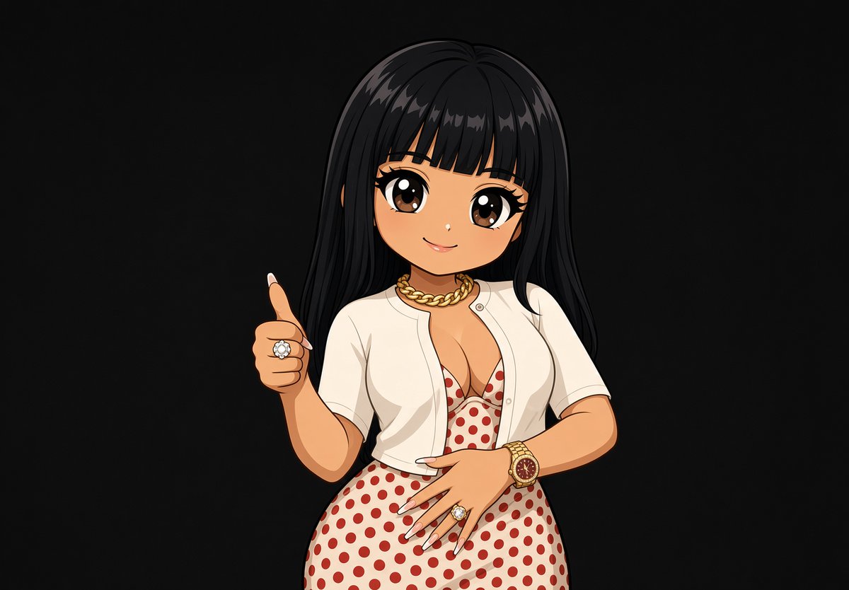 AnimeBarbz2002's tweet photo. I look like yes and you look like no
-@NICKIMINAJ 
#XTakeover #Chibi https://t.co/jKxrszwWtT