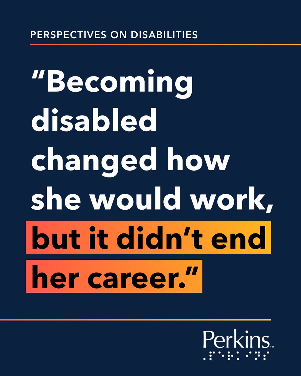 PerkinsVision's tweet photo. Instead of wondering, “How could a person with a disability possibly do this job,” employers should be asking, “What does this person need to do the job effectively?”

This #NDEAM, read the latest Perspectives On Disabilities piece here: https://t.co/o3OGyuTh55 https://t.co/ECDD71AEHq