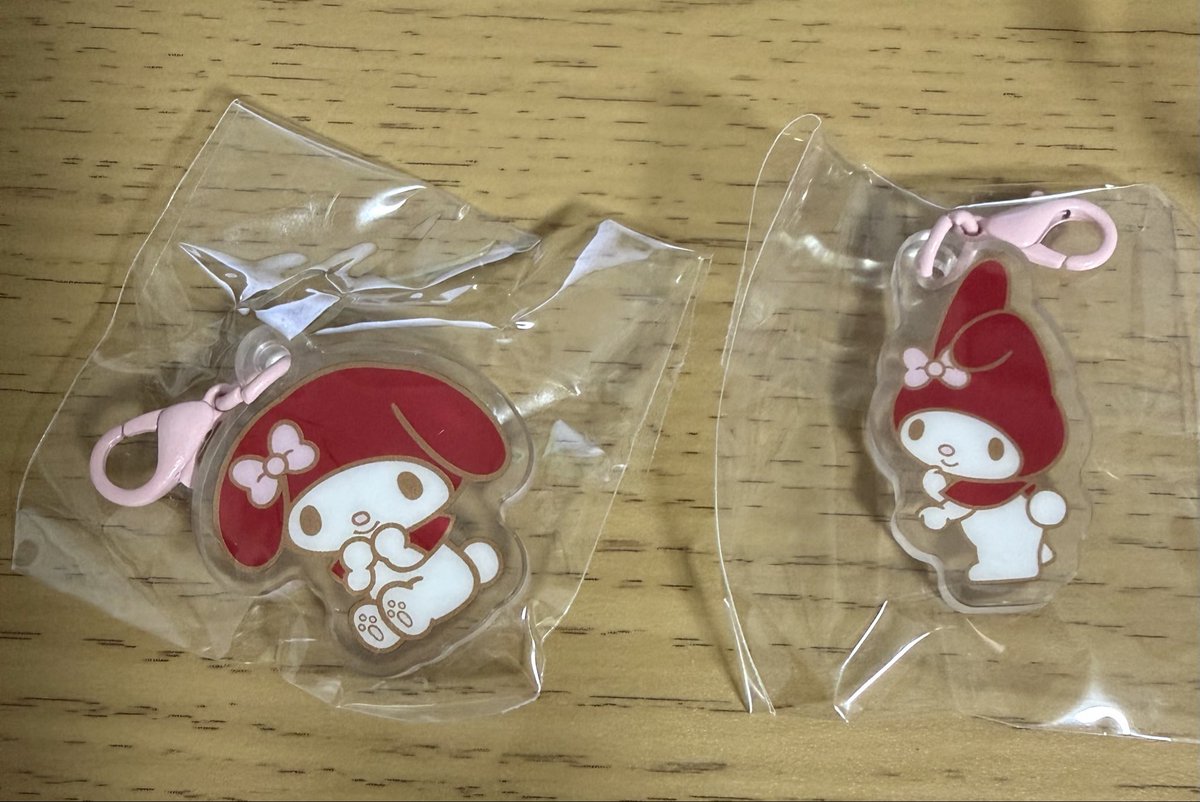 macbealism's tweet photo. 【交換】 マイメロディ アクリルチャーム ガチャ

【譲】画像2枚目赤の2種

【求】画像のピンク4種のうち2種

郵送で交換希望です📮
お気軽にお声かけください🙇‍♀️ https://t.co/MLarI6xnb9