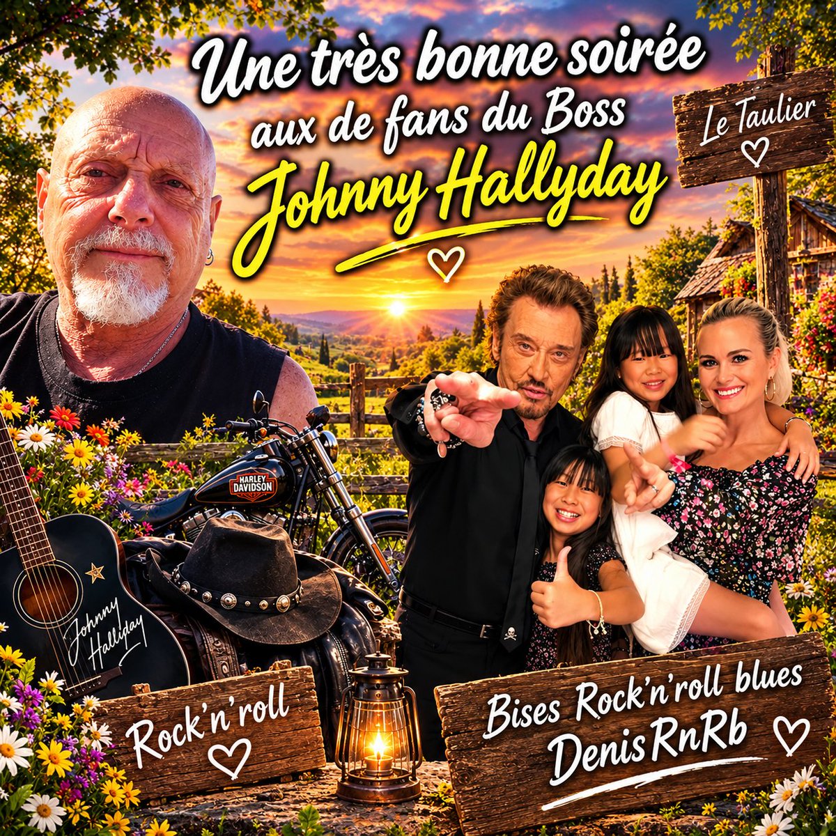 denisgueldry's tweet photo. #TeamHallyday #EternelJohnny #DuRespectAJohnnyEtLaeticia #JohnnyHallyday83Ans @LHallyday @JohnnySjh https://t.co/5mQKKihlYx