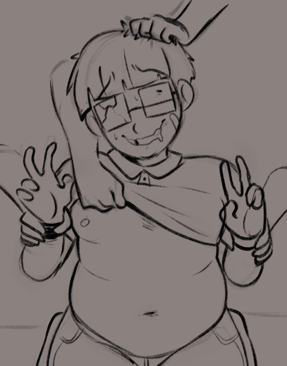 nerdryona's tweet photo. user nerdryona draws nerd ryona (wip) https://t.co/iax5LobqWm