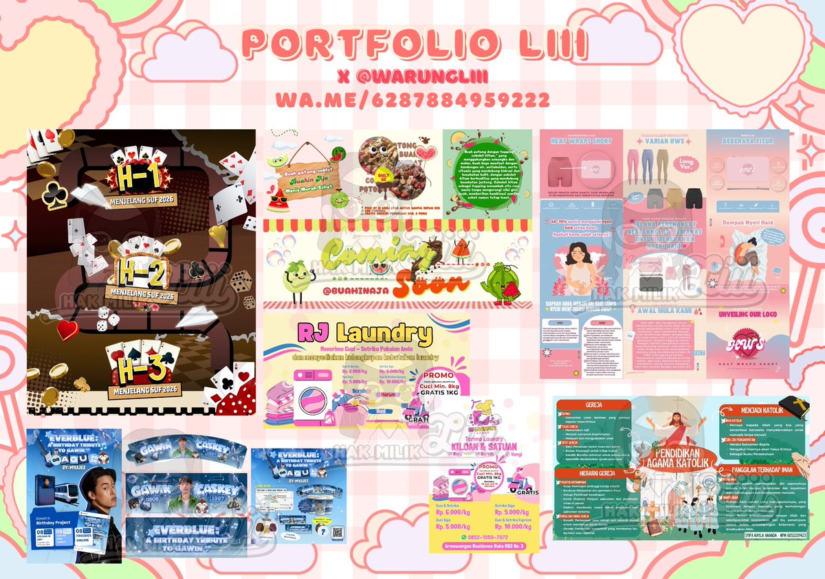 warungliii's tweet photo. @tomatoyeu start 20k kaaa

portfolio, testi, dan info lainnya udah aku kumpulin lengkap di link ini yaa ✨
🔗 https://t.co/obCYtulh8G

harga bersahabat, bisa pay akhir, dan free revisi.🤩✌🏻 https://t.co/67LFI5cXox
