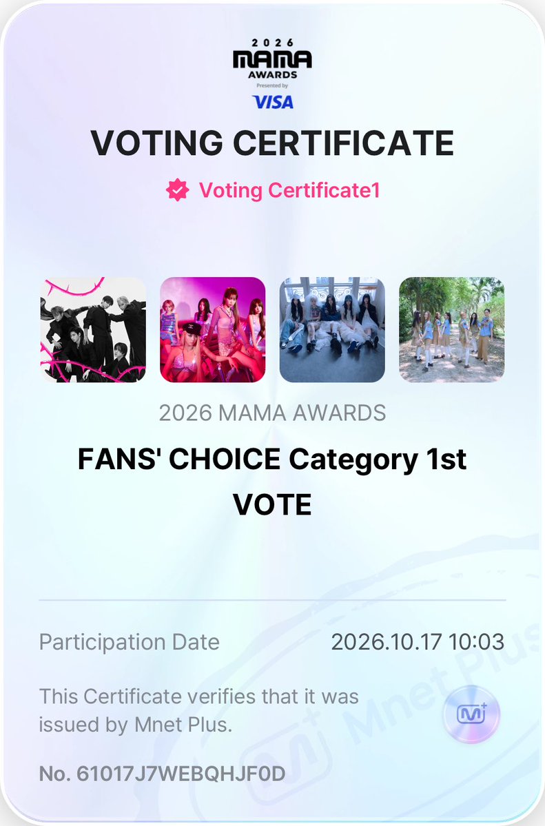 lonelynephilim's tweet photo. Voting Complete #2026MAMAVOTE #tomorrowxtogether https://t.co/nRcLimx25D