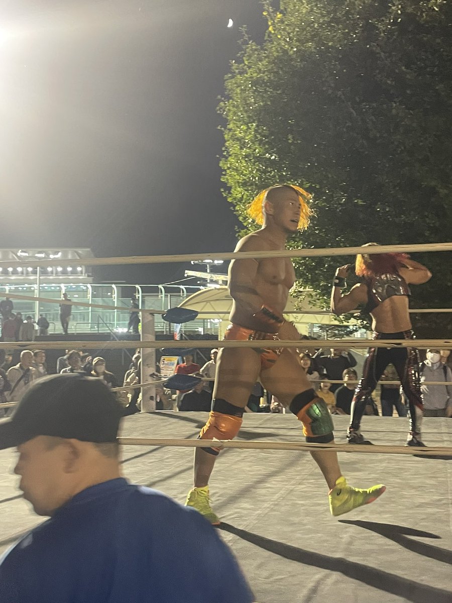 gra_hj's tweet photo. 最終レース？？？？すぎて逆に楽しかったし、久しぶりにプロレス見れて楽しかったです。明日こそSHINGO選手徹底選考してください！！！ https://t.co/VIcwxBrhLf