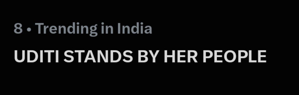 BiggbossKaTadka's tweet photo. Exclusive 

UDITI STANDS BY HER PEOPLE is Trending in India...

RT if you are participating... https://t.co/bf6tFc7VFG