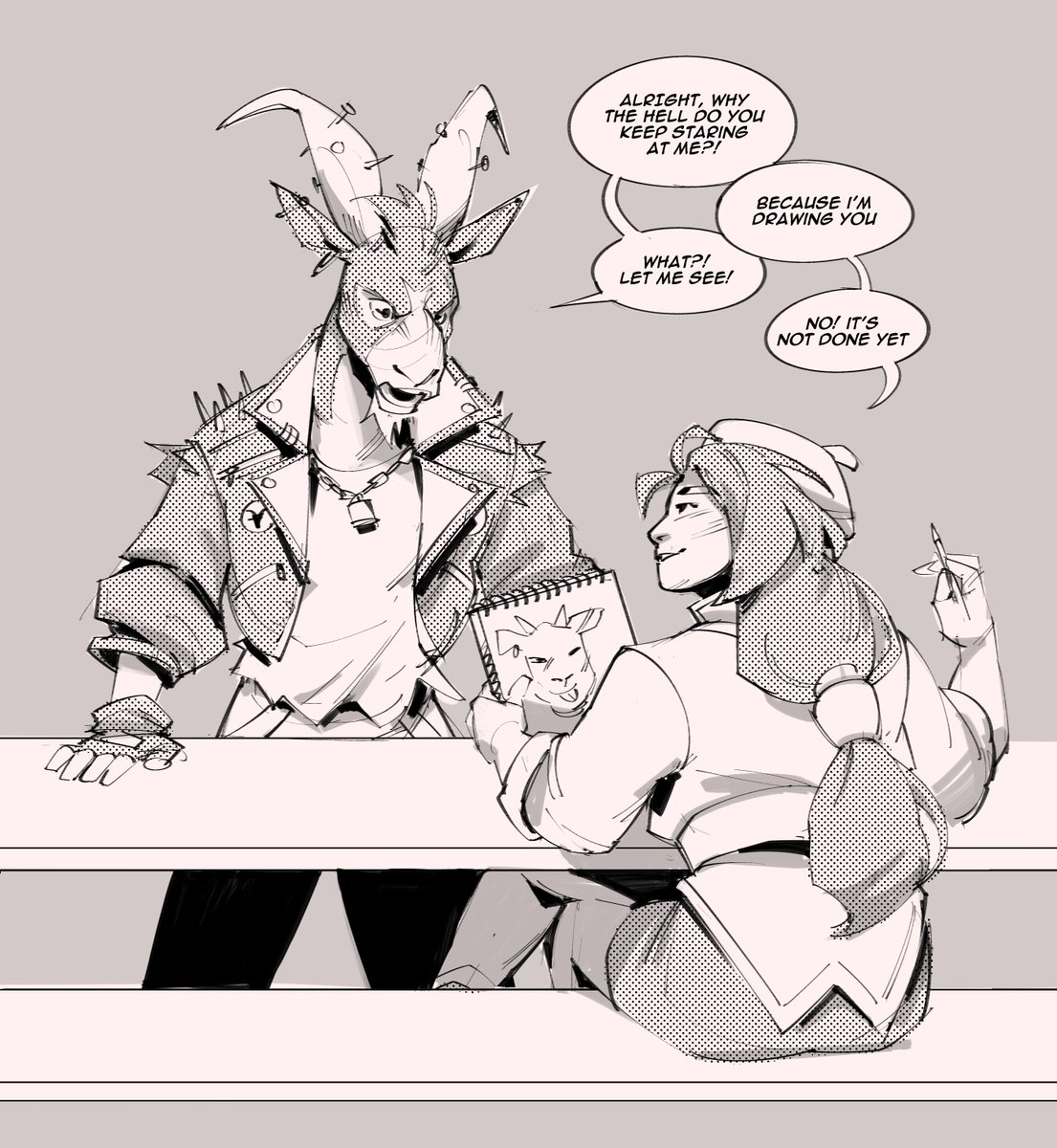 mashtateos's tweet photo. Billy and Violet being friends is cute to me https://t.co/RHmUMulPUE