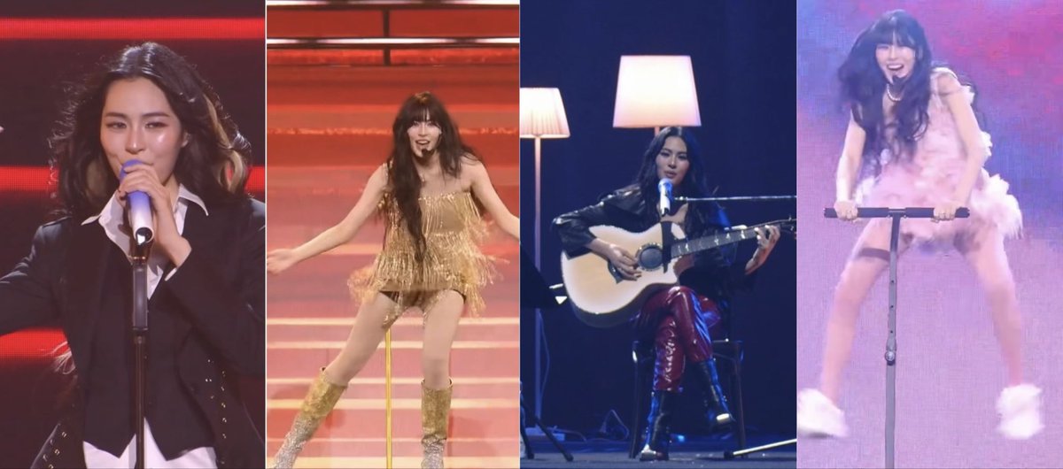 ShaneLee_ne's tweet photo. Thú thật là đi xem concert bao nhiêu lần, chủ yếu toàn mấy singer/band US-UK, nhưng đây là lần đầu tiên bay tận nửa vòng trái đất sang tận đất Thái để xem Ling! :)))
Trước khi đi, tâm lý mình cũng xác định rõ là ko thể đòi hỏi concert của diễn viên mà mượt mà, chuyên nghiệp như mấy ca sĩ được. Thế nhưng xem xong mới thấy... "vị Thái" cũng ngon, lạ, mang tính giải trí và đem lại một trải nghiệm ổn áp! Tụi mình ngồi góc xéo và hơi xa nên footage tự quay ko có mấy để khoe, nhưng lên X ngắm các fan quay chụp lung linh cũng đủ mãn nhãn rồi. :)
Nói riêng về phần Ling ngày hôm nay, nhan sắc thì... thui khỏi khen thừa nữa, vì ở ngoài lúc nào cũng đẹp hơn trong ảnh và video gấp nhiều lần! Outfits hôm nay của ẻm cũng rất ổn áp. Còn về hát hò, my top pick hôm nay chắc chắn là “Until I Found You”. Vốn đã rất mê bài này, nay gặp ngay combo guitar + giọng live trầm lắng, tình cảm của Ling thì ai mà chịu nổi :)) Em hát live hoàn toàn nhé, dù giọng ko phải kiểu pro (tất nhiên rồi) nhưng lại có độ sâu và cảm xúc làm mình xúc động thật sự lúc đó. My absolute best! 
Tiếp theo là sự bất ngờ với màn lấn sân sang "vibe MJ" :))) Vài hôm trước vừa thấy moonwalk trong CK campaign, nay lại "no gravity" trong Love On Top. Cực kỳ ấn tượng, qua đó thấy rõ sự cầu thị, chịu khó thử thách bản thân ở những khía cạnh mới thay vì đóng khung trong hình ảnh quen thuộc của êm, à mà Ling mặc vest thì đúng là đỉnh khỏi bàn (nghe đồn còn lọt hot search Weibo:)) Hôm nay nhạc K-pop khá dồn dập, mình thì ko nghe kpop nhiều nhưng Nobody thì ai chẳng biết, bất ngờ là Ling hát bài này mà phát âm tiếng Hàn khá hay nha! Rồi cả 내가 제일 잘 나가 của 2NE1 nghe cũng vui tai lạ lẫm :))) Và ko thể bỏ qua “pink dress girl” tập gym quẩy banh nóc, nhảy muốn sập stage luôn hahahaha. Con bạn mình xem xong khoái quá cứ lẩm bẩm "pink dress girl" hoài không dứt lol. Màn này thuần giải trí, phơi bày trọn vẹn cái nét hài ngầm và duyên ngầm của ẻm, khả năng tự nhiên mang lại tiếng cười và sự thoải mái cho tất cả mọi người.
Tựu chung lại, hôm nay là một ngày trọn vẹn niềm vui. Điều làm mình ấn tượng nhất ở Ling là sự đa dạng mới mẻ và cách em cống hiến hết mình trên sân khấu. Vẫn có những lúc em hơi khớp, hơi run nhẹ, nhưng em vẫn chừa khoảng trống để bản thân tận hưởng trọn vẹn phần trình diễn của mình. Xem Ling biểu diễn thấy rất thoải mái, tự nhiên, không gồng, không cố tạo nét mà vẫn mang lại giá trị thưởng thức thực sự!
Giờ thì hóng nhẹ D2, mong Ling có bài solo guitar hát Cantopop... Plzzz 🥹💛

#LingOrmBetweenUsConcertD1
#หลิงหลิงคอง #linglingkwong
