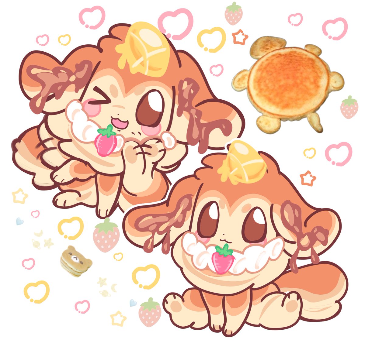 tosmicc's tweet photo. pancake eevee ! 🥞 https://t.co/GAB4KOBmkB