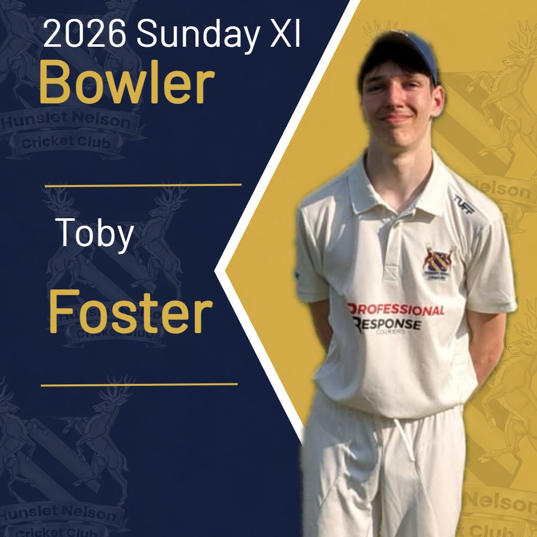 HunsletNelsonCC's tweet photo. 💙💛🦌  HUNSLET NELSON CC – 2026 AWARD WINNERS! 🦌 💛💙

🏆 Sunday XI Bowling Award

Toby Foster

#allnellyarentwe
💙💛🦌🦌 💛💙 https://t.co/MFnSyaRyd2