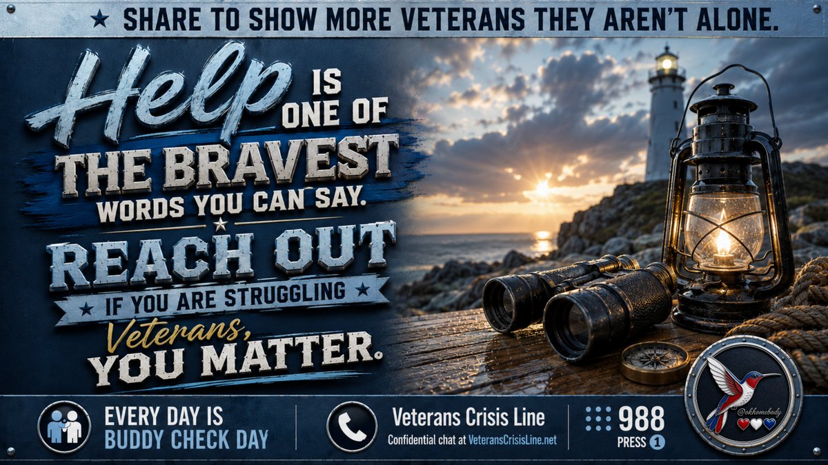 okhomebody's tweet photo. THUR☑️Veteran✔️Buddy Checks✔️
Morning, sweet friends. My life is richer because of this Veteran community. Thank you for welcoming me as family. You truly are my heroes. I love all y'all! ❤️🤍💙
⭐️@jawjaboy71 @RetiredUSN_USPS  @Viatorc @viking_duane @SGT_Oz @Bpup501 @GhostCS569 @GasPasser12 @Echo_5_Delta @1KAG007 @andy_finnigan @bayou_barry 🙏 @Andy_Finn5 @JeffGodman1 @Sarge17157120 @hrt6017   @DarinArmstrong @bstovalljr @SteveSample22 @Geeky_Redneck @Jeffberk3   ⭐️