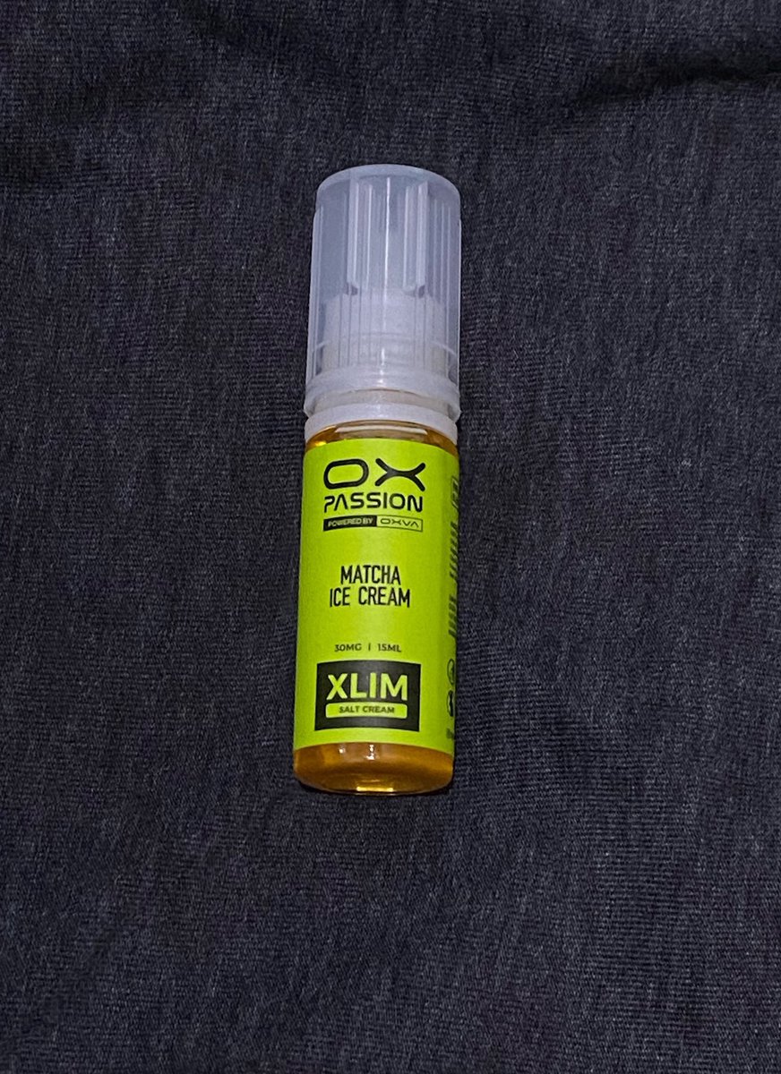 taesanstuff's tweet photo. wts liquid ox passion matcha ice cream 98% (cuma dicoba bbrp tetes doang) cod area bantul-malioboro/ solo atau lwt shopee boleh dm aku yaa https://t.co/k8MhRVYYOP
