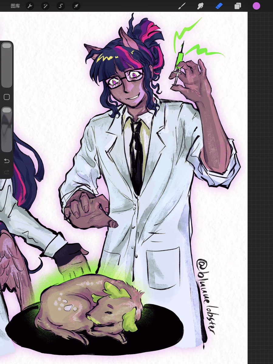 bluuuelobster's tweet photo. #mlp Re-animator twilight because why not https://t.co/vTMETYbhis