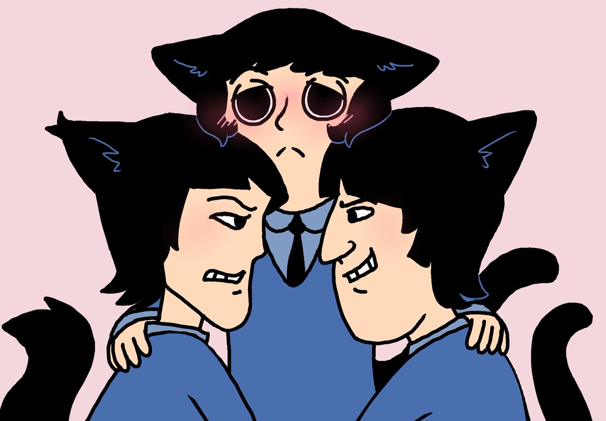 cossy_mason's tweet photo. #catbeatles #beatlestwt 
I love this dynamic https://t.co/bfWYURJfPs