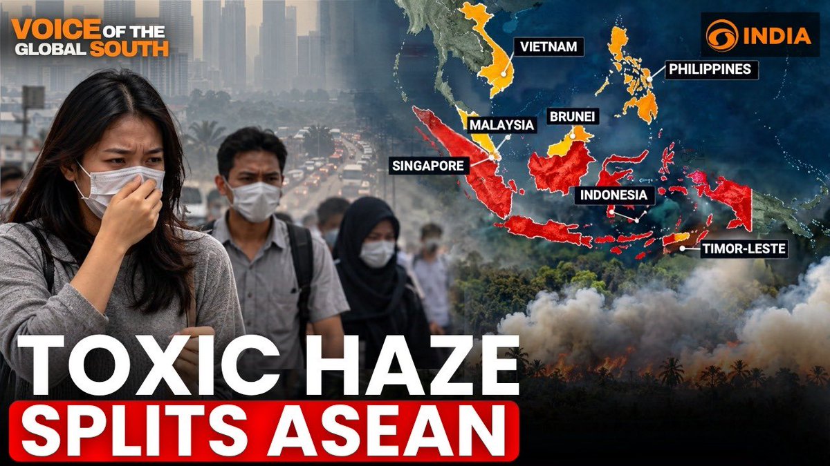 RRRameshRRR's tweet photo. #Indonesia is burning: Why is all of Southeast #Asia paying the price?

🔗 https://t.co/Q9HdF5rszU 

#haze #toxic #ASEAN #Malaysia #Singapore #Brunei #TimorLeste #Vietnam #Philippines #Thailand #AsiaPacific #ElNino #Sumatra #WestKalimantan #Nusantara #Jakarta #Prabowo https://t.co/dPvsl94iMs