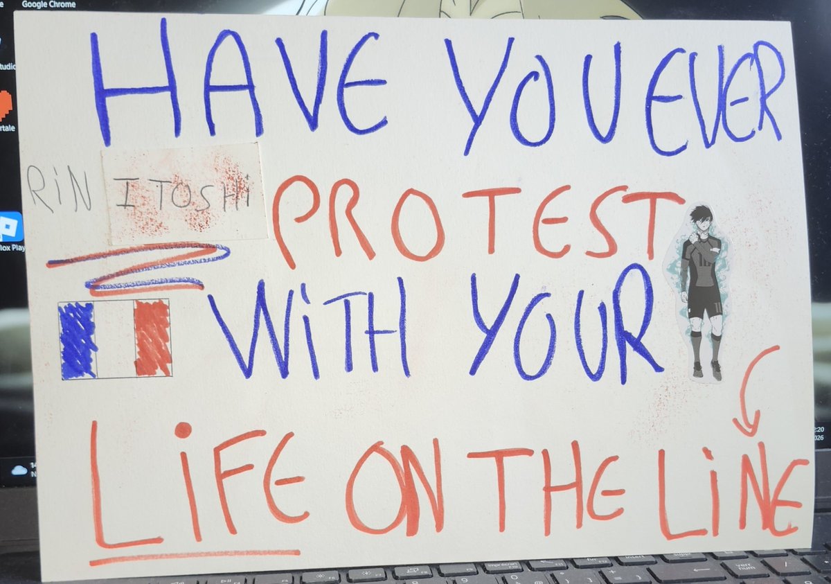 dokjaxie's tweet photo. I wanted to protest today but my parents aren't letting me going outside so I'm sharing the sign I did for today since I can't use it https://t.co/ZOz0P3RAyv