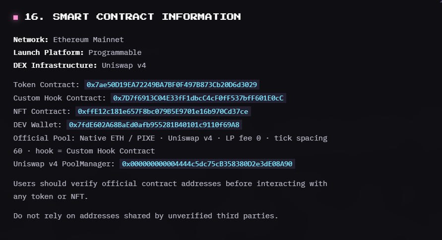 pixemaps's tweet photo. nft trading is now available directly on our website, in the top right corner

and most importantly, our launch was protected against snipers

dedicated smart contracts were developed specifically for launch protection, helping us achieve a launch with no sniping activity observed

fairer beginnings, stronger foundations and much more ahead

function _recordSwap(bool isBuy) internal {
    if (revealedSectors == MAX_SECTORS) return;

    if (isBuy) buySwaps++;
    else sellSwaps++;

    if (buySwaps + sellSwaps == SWAPS_PER_SECTOR) {
        _revealNextSector();
    }
}