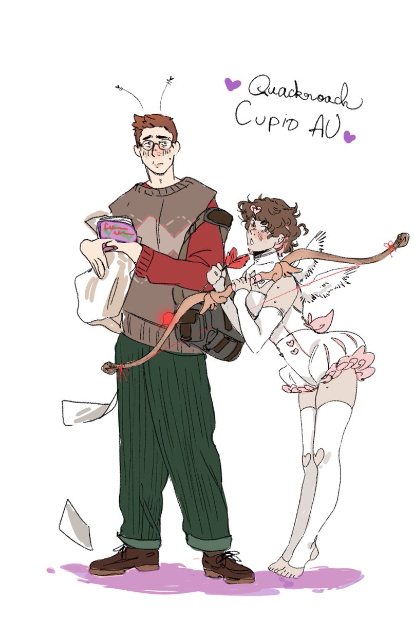 pyr0nie's tweet photo. 💜Cupid AU💜 #canetoncod #cod #callofduty #GaryRoachSanderson #roach #roachcod https://t.co/XgnHYh7zm2