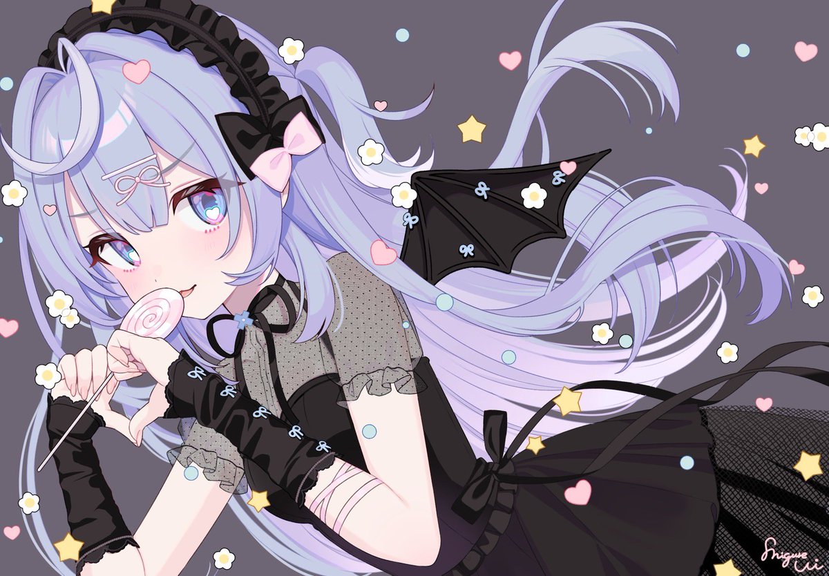 ui_shig's tweet photo. ラブリーキュート大天使すずしろさんの3rd album【 Candy Glazed 】のジャケットイラストを描きました✒️
悪魔ちゃん天使ちゃんの差分もあるよ🪽 https://t.co/3NDuxkcBBz
