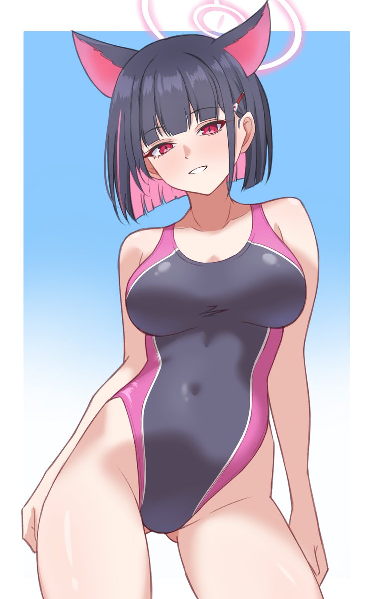 minaduki0707's tweet photo. 競泳水着カズサ描きました！！
#ブルアカ https://t.co/rgx9js4AF3