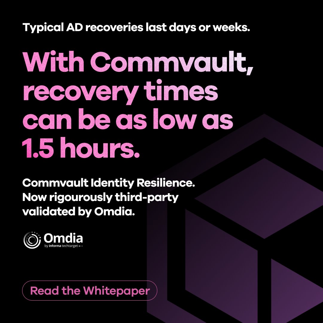 Commvault tweet picture