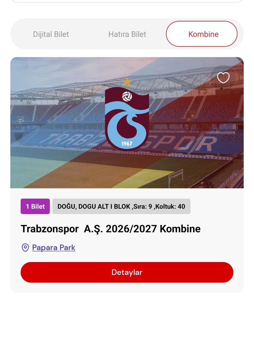 BiletPAS's tweet photo. Trabzon Beşiktaş maçına 2 doğu bilet için DM.  Doğu B blok ve I blok gişe fiyatı altı #bilet 

Trabzonspor A.S. - Besiktas A.S. maci icin TRABZONSPOR26/27_SPONSOR3  tarafindan DOGU UST TRIBUN, DOGU UST B BLOK, 14.sira, 19.koltuk bilet olarak tarafiniza transfer edilmistir. https://t.co/p94ObpsDLH