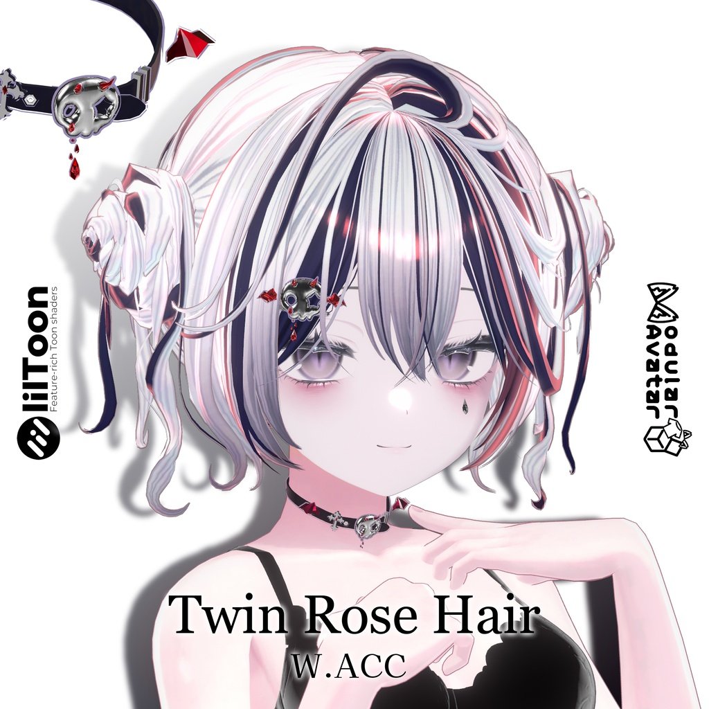piopiopio_shop's tweet photo. ‧₊˚⋅🖤RT Event🖤‧₊˚⋅
🌹<18avater>Twin rose hair
+acc set💀 発売しました!

10/17(土)〜10/31(土) 期間限定
1,000円 → 690円

🎁 RTしてくださった方の中から
3名様にヘアセットをプレゼント！
可愛いアクセサリー付きです🖤

【当選発表：10月30日】 https://t.co/CoyGdpSRTM
#vrchat https://t.co/1u11HRHIzs