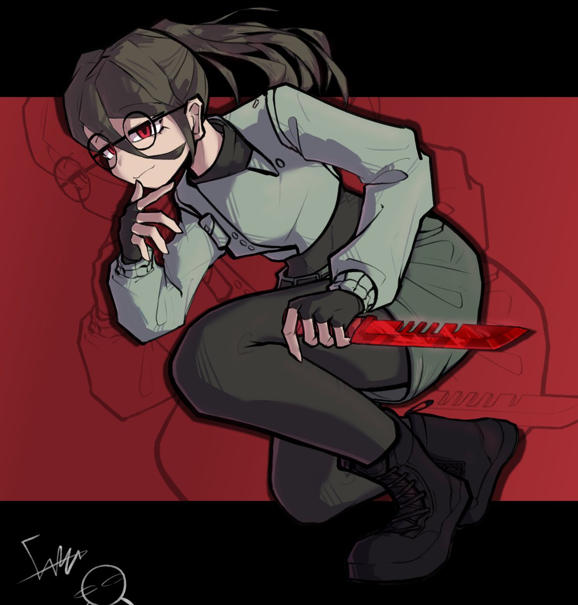 even_tual's tweet photo. StoryShift Chara Hard-Mode take by Zoffy
requested art https://t.co/9NgFBWk9gx