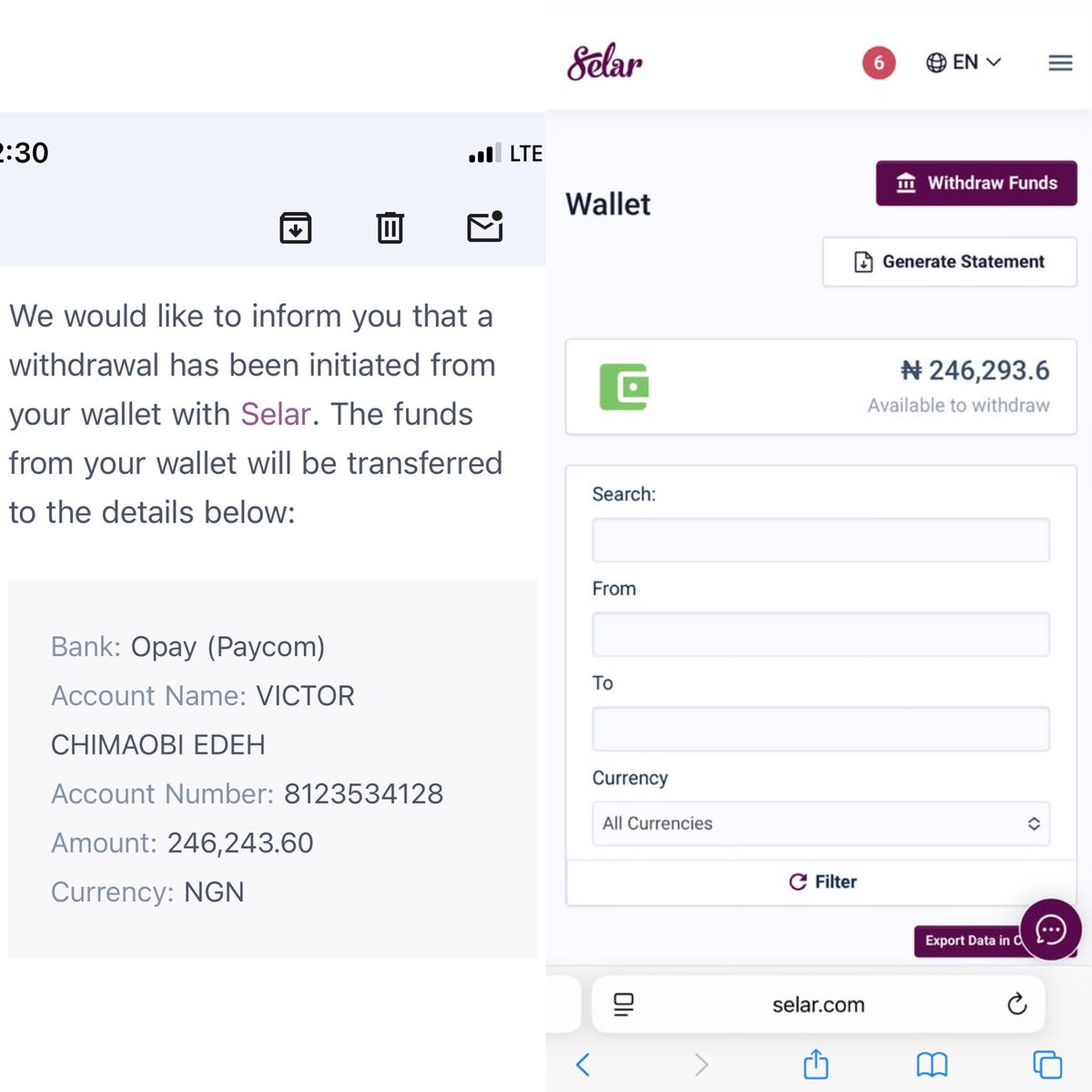 Coachvict's tweet photo. Mtchweee i forgot I had a remaining balance of 246k in my selar wallet 

Some times I forget that I have money some where , what has marketing done to my life….one million no deh feel like money again ohh Jesus Christ of affiliate marketing 

What do u mean 200k+ entered my OPay yesterday and it feels like nth 🫩🤓

We all have this chicken change in our banks ryt??