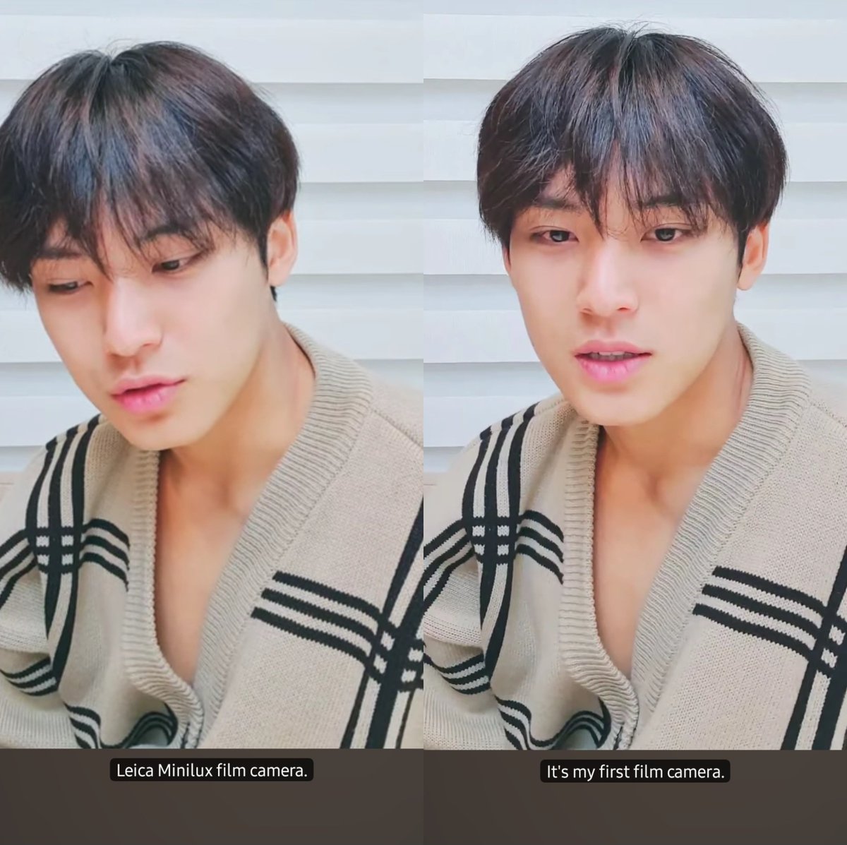 gyuwonbabes's tweet photo. mingyu and wonwoo both having a leica minilux as their first film camera, just different models 🥹 https://t.co/MIQ3Q6HMQT