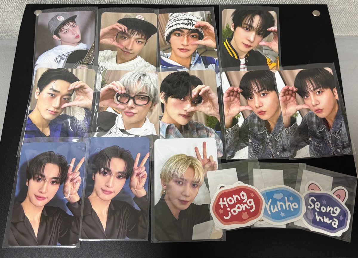 onimaru_I's tweet photo. ATEEZ JAPAN OFFICIAL FANCLUB会員限定 オンラインFCくじ 交換

譲 画像参照

求 画像の♥️がついているもの

都内での手渡し、郵送可能です。お気軽にお声がけ下さい。 https://t.co/noCx5tjFin