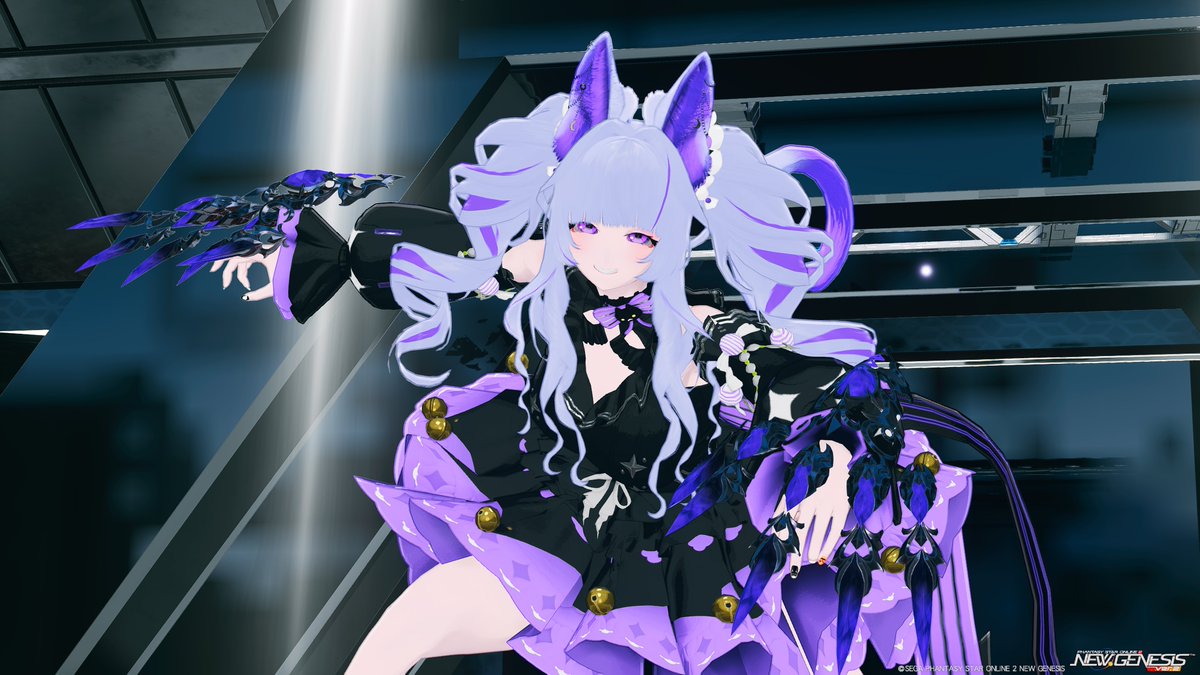 goria_nn's tweet photo. 新衣装と新武器迷彩の相性も素晴らしいですね！
魔爪って感じがして、中二的にとても刺さります！

#PSO2NGS_SS https://t.co/mepA0rqICy