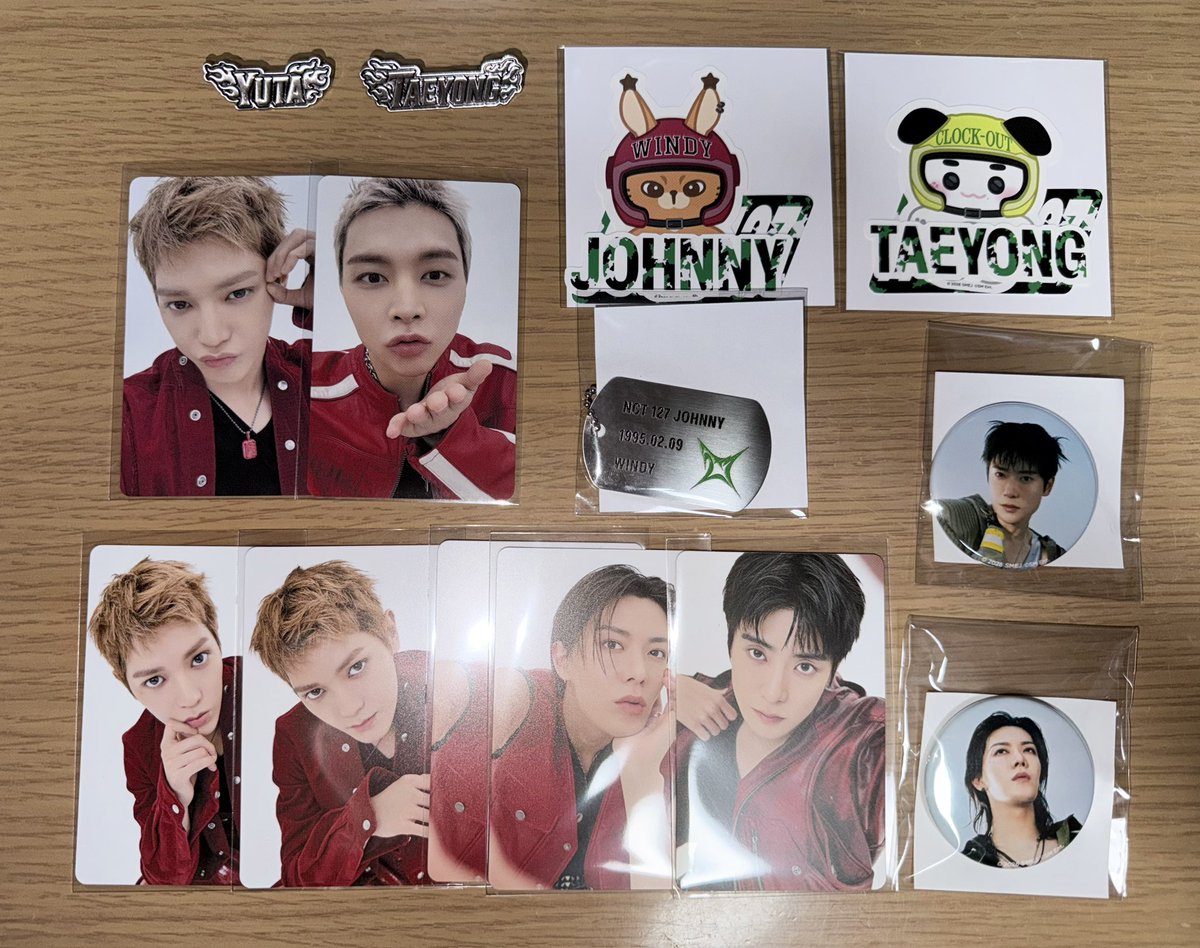 __hcsk_'s tweet photo. NCT127 BLINGY POPUP 交換

【 譲 】 画像1枚目
【 求 】 画像2枚目

ベルーナでの手渡し希望です！
トレカは郵送でも可
条件の合う方いらっしゃいましたら
リプお願いいたします🍀*゜ https://t.co/9PUxUBCHbL