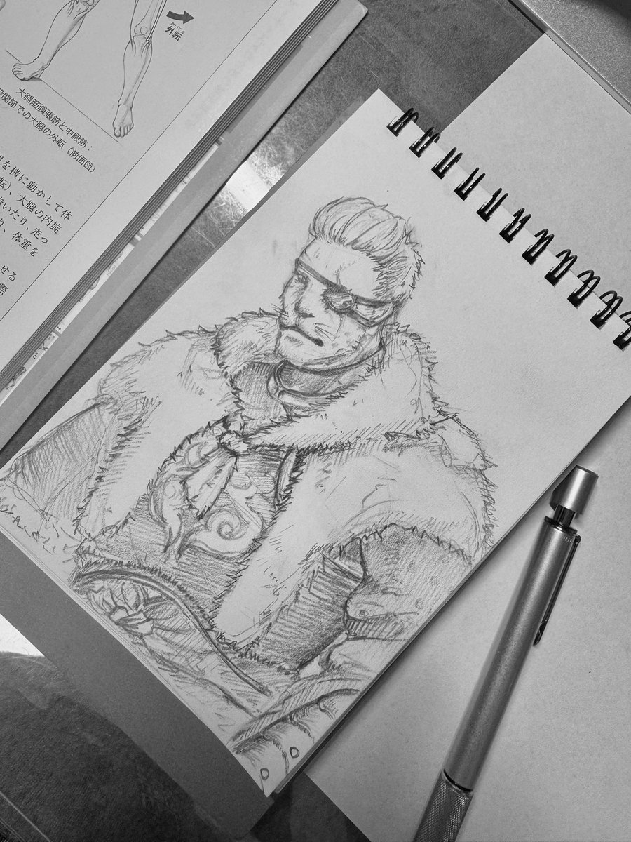 high_3102's tweet photo. オンライン授業中にこっそりノルガンに行ったポーンを描いてました https://t.co/JP168xBgER