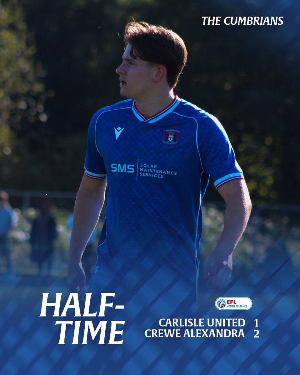 CUFCAcademy's tweet photo. Narrowly behind at the break ⏸️ https://t.co/ykGMKitW3L