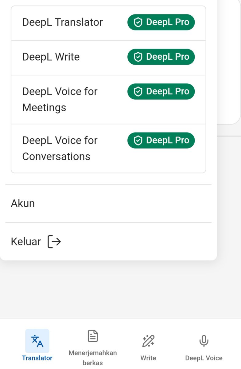 aaxxxnm's tweet photo. Siapa butuh translate pake deepl, aku bisa bantu #DeepL https://t.co/iMg1eYhMDt