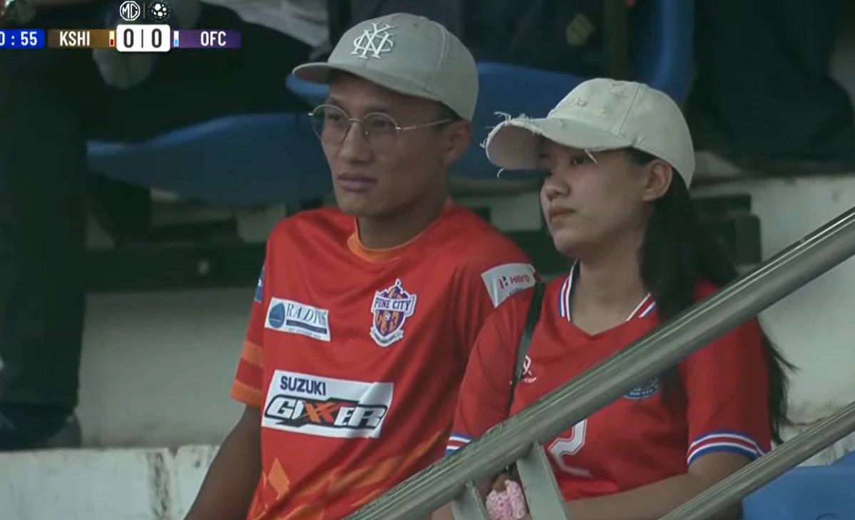 AFC_Dev17's tweet photo. FC PUNE CITY fans in the Inter Kashi vs Odisha FC game. Disgustingly beautiful.

Peak nostalgia. https://t.co/e42XOLDVj5
