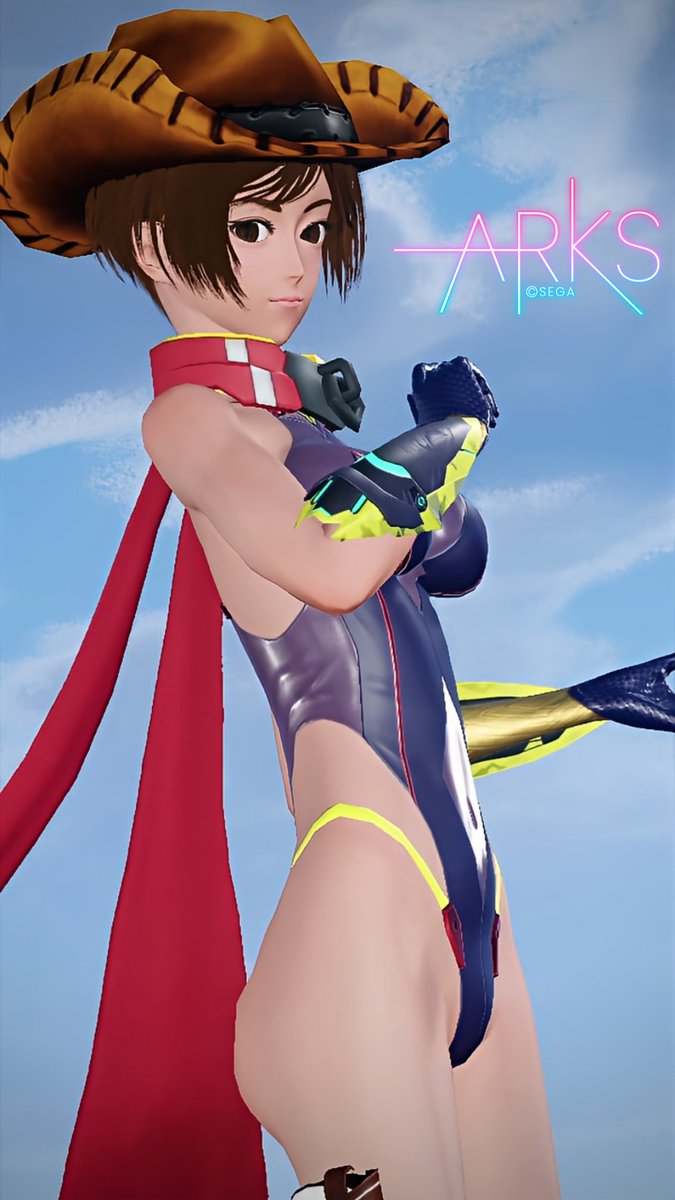 arumi_ngs_ship1's tweet photo. 無敵のスーパーヒーロー！

#ma7ロゴ
#メンテの日じゃないけどSSを貼る
#PSO2NGS_SS https://t.co/da8f8EpToK