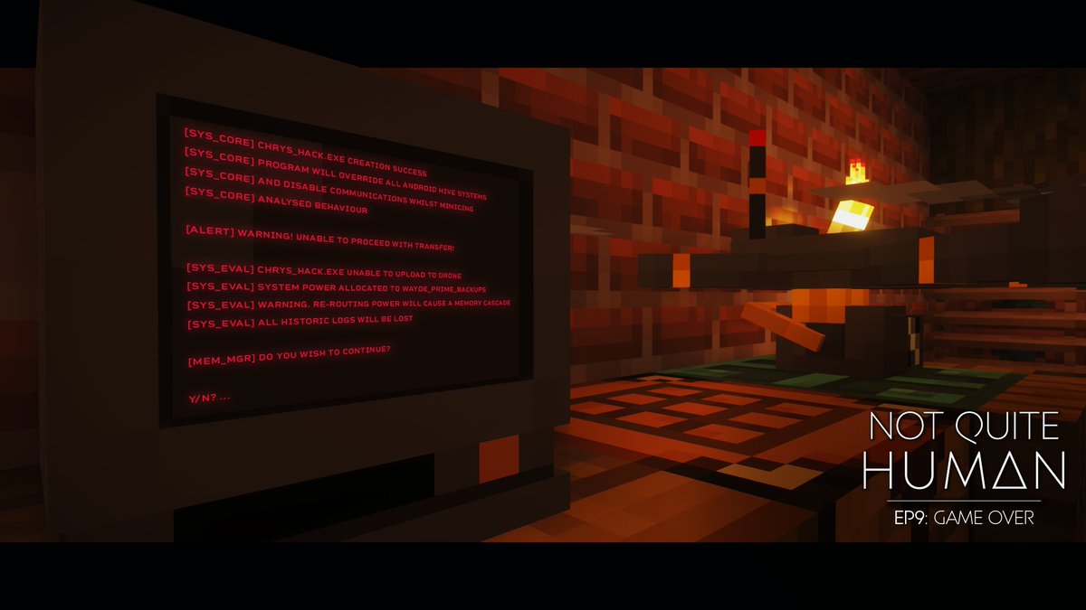WadeBox's tweet photo. Not Quite Human | Ep9: Game Over

With Raine taken and Chrysalis showing their ambitions with the "Copies", Wayde makes a choice...

Find the Truth: 8pm BST / 3pm EST
#notquitehuman #NQH #wadebox 🦋 https://t.co/KlvT2hpDgG