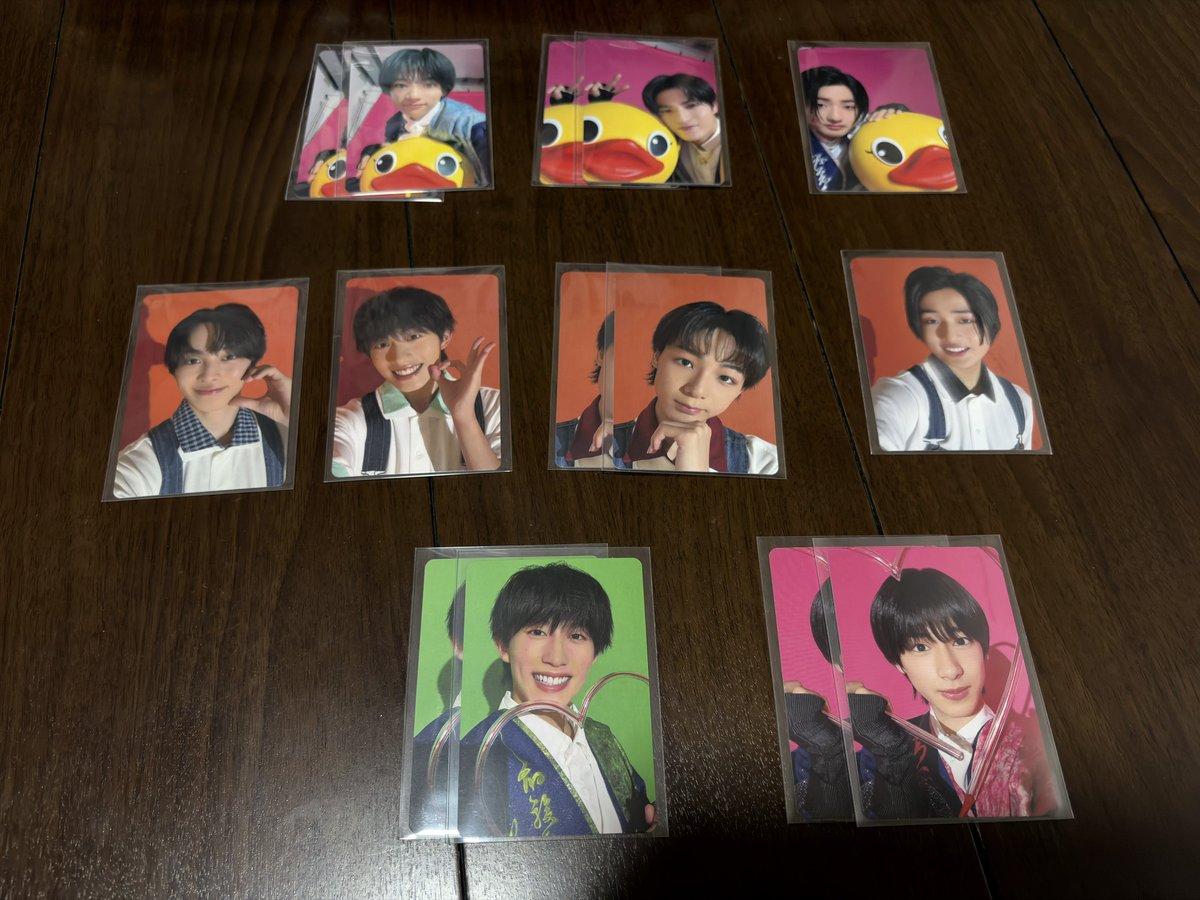 u_mes_u's tweet photo. iiONDO 初恋ONDO CD封入 トレカ 交換

【求】 守本勝俱
【譲】アヒル盤→大野遥斗×2、宮本琉成×2、堀蒼寿
        湯けむり盤→三村航輝、畑駿平、三戸琳仁×2、堀蒼寿   
        温度計盤→畑駿平×2、髙橋夢人×2

郵送でのお取引 https://t.co/CJcI9jja7R