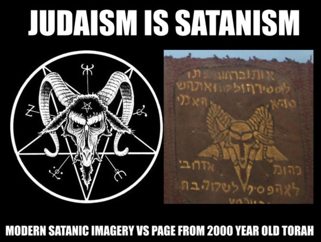 ZSAdpkd's tweet photo. @TheRealJamesRea “god” of Israel=Yahweh= Satan https://t.co/aJggcSzZbj