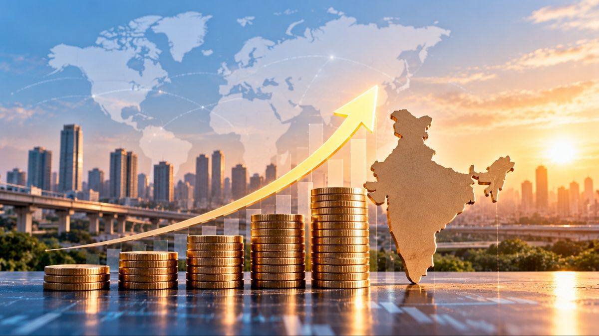 Rajglobaltrader's tweet photo. 🚨🚀🇮🇳 India is set to SURPASS 🇯🇵 Japan and become the WORLD's 4th LARGEST ECONOMY by 2027 with a nominal GDP of $4.52 TRILLION, according to IMF projections. 

📈 IMF had raised India’s 2026 growth forecast to 7.0%. https://t.co/vpIioNmvfN