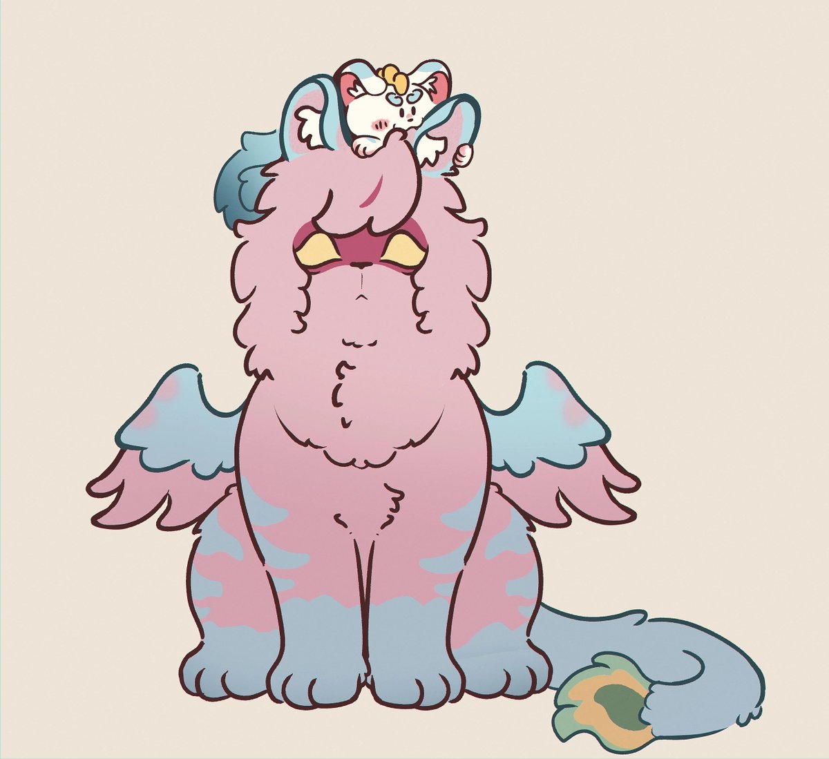 KurtDogman's tweet photo. Consume hunun 

#有兽焉 #Youshouyan #FabulousBeasts https://t.co/jVDdLbg1YM