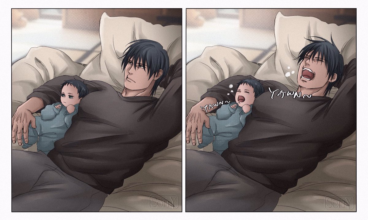 soltarination_'s tweet photo. Like father, like son🙂‍↕️ https://t.co/0Zod21ybQy