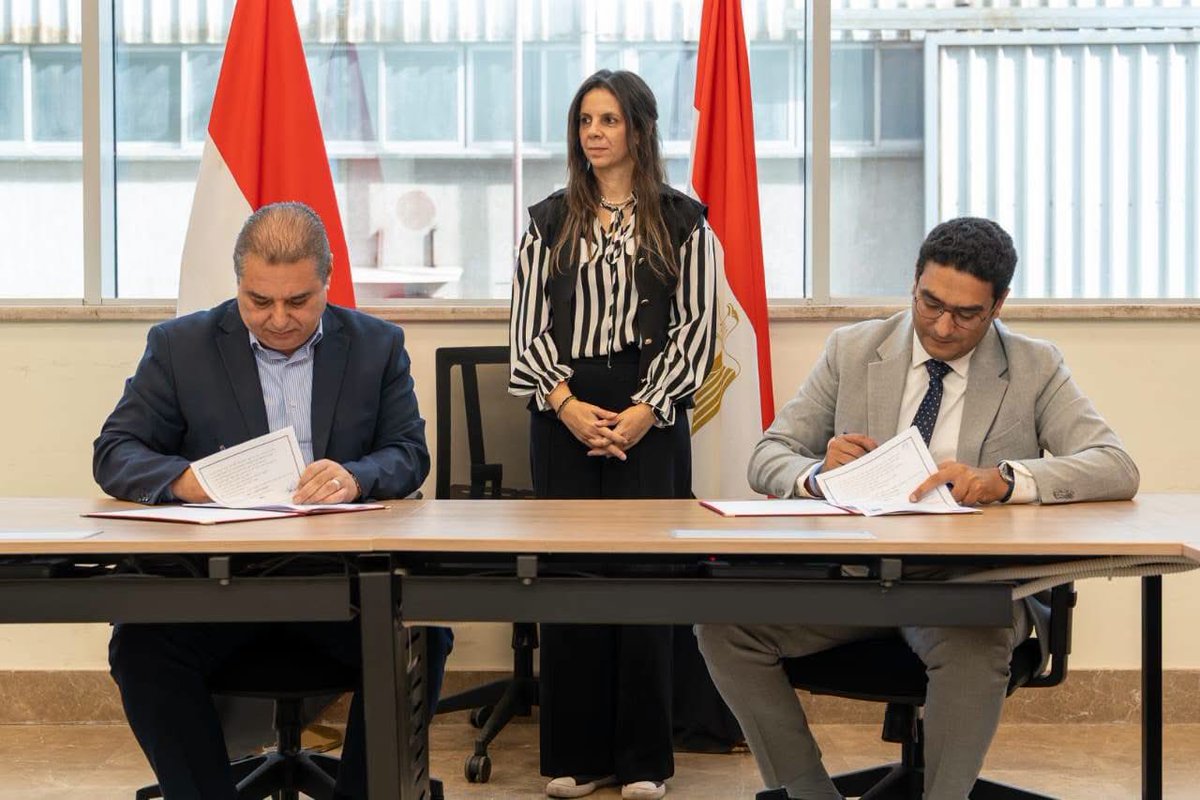eosegypt's tweet photo. هيئة المواصفات والجودة توقع بروتوكول تعاون مع شركة فوتون إكس في مجالات الاختبارات الهندسية وتقييم مطابقة المنتجات وتوفير خدمات فنية للمصنعين https://t.co/rgZKXO8zID
