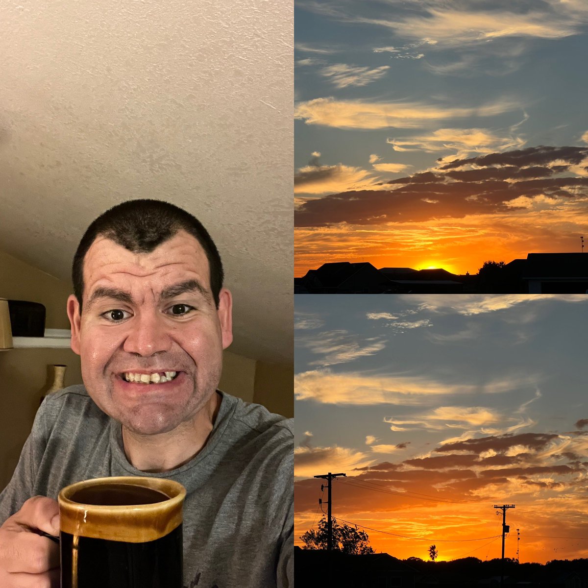 Matthew_leal9's tweet photo. Day 7: Good morning everyone and Happy Saturday everyone and have Good Saturday everyone. Enjoy the coffee ☕️ or tea this morning on the Road from Edna, Texas. @KAKEnews @AngieKansas @la_sdeebocane https://t.co/2FYc5MxgXo