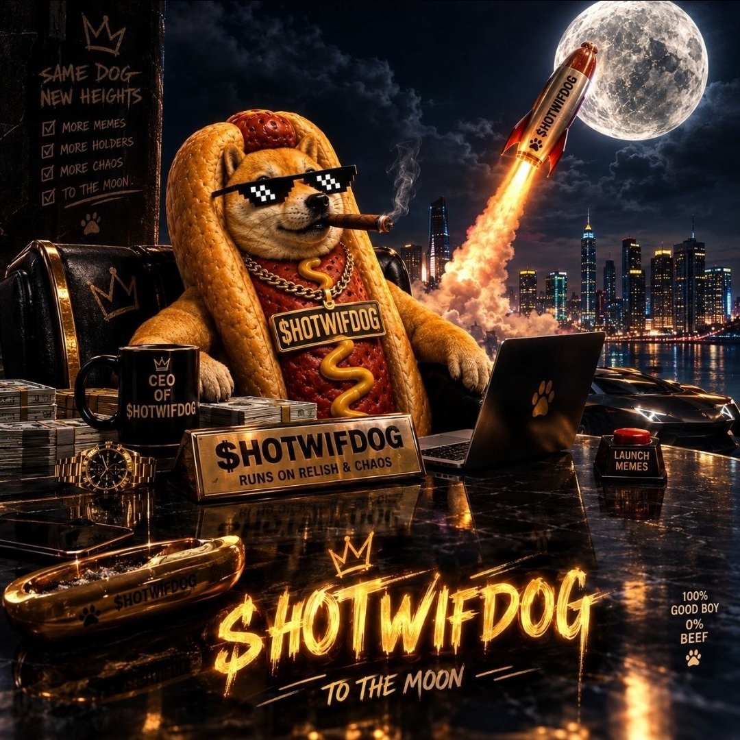 HOTWIFDOGonSOL's tweet photo. Looking for a real community? 👀🔥

$HOTWIFDOG 🐕‍🔥 Built on Solana, powered by community.

DYOR, join the pack, and spread the heat! 🚀

https://t.co/FL97mRuNhP…
Chain: solana
CA: A3JwXNBH9zhKP5HM4VJHmfbkw1sHphULzPWpFnZ2pump https://t.co/Cvvl4qXCyG