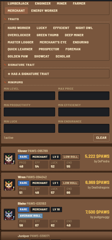 dadaazer0's tweet photo. Time to swap out my Common cats for Rare ones! 🐾 Now that each pool uses a points leaderboard, upgrading is a must.

With the market dip making token prices cheaper, now's the best time to buy Rares for maximum output! 📈

@pawsofsherwood is growing! https://t.co/3BTZjzJkLb