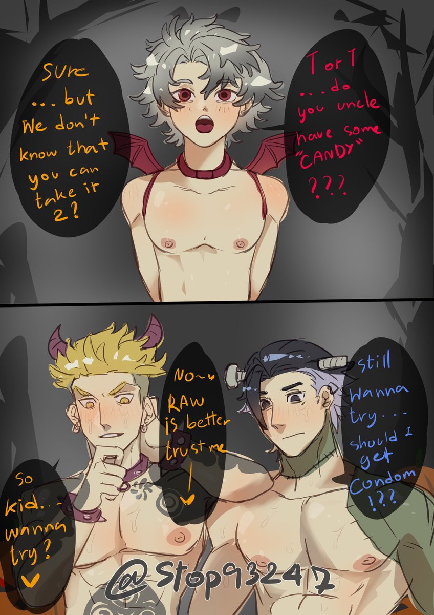 stop93247's tweet photo. Halloween 🎃🎃🎃 

#gay #nsfw #yaoi #r34 https://t.co/42QrKf2BYi